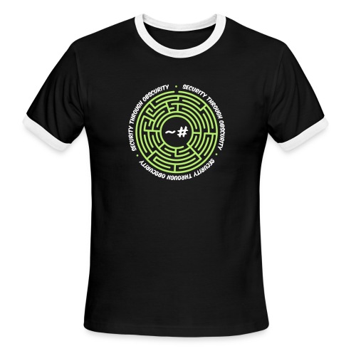 Security Through Obscurity - Men's Ringer T-Shirt