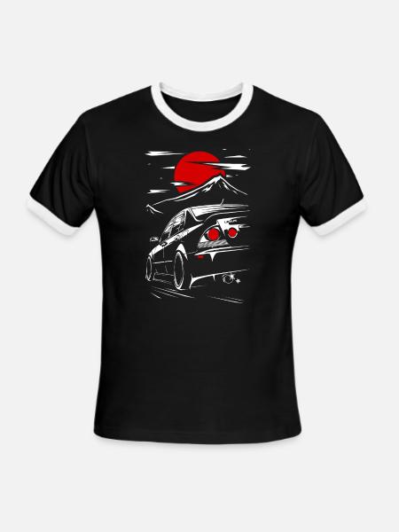 IS300 - Men's Ringer T-Shirt - black/white