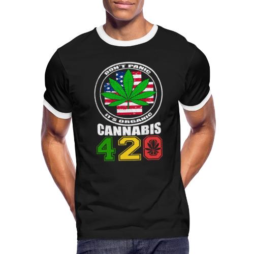 Side Splitting 420 My Medical Weed Marijuana - Men's Ringer T-Shirt