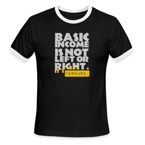 UBI is not Left or Right - Men's Ringer T-Shirt