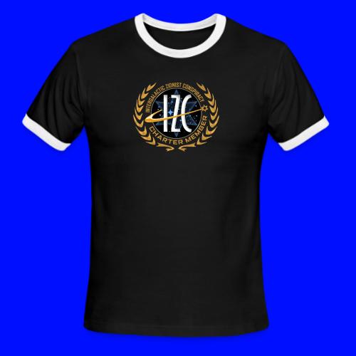 Intergalactic Zionist Conspiracy Charter Member - Men's Ringer T-Shirt