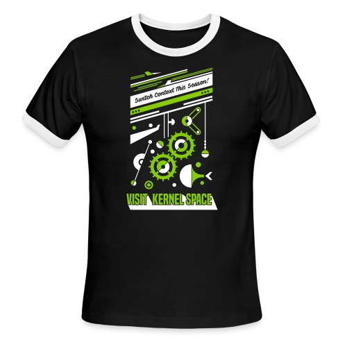 Kernel Space - Men's Ringer T-Shirt
