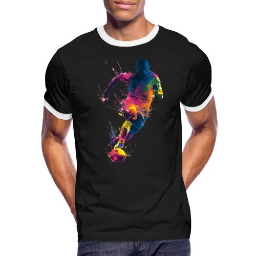 Soccer: Kick of Colors - Men's Ringer T-Shirt