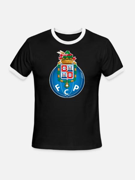 Fc Porto - Men's Ringer T-Shirt - black/white