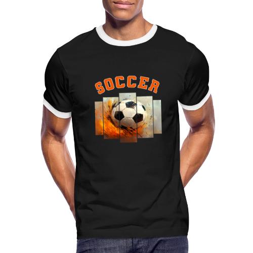 Soccer Iconic Touch - Men's Ringer T-Shirt