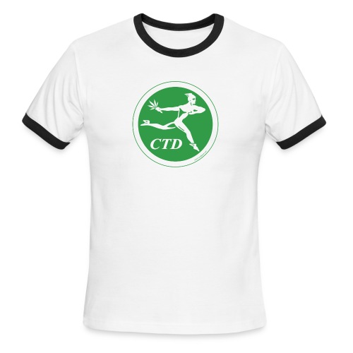 Cannabis Transworld Delivery - Green-White - Men's Ringer T-Shirt