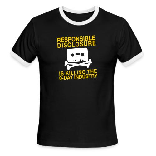 Killing the 0-day Industry - Men's Ringer T-Shirt