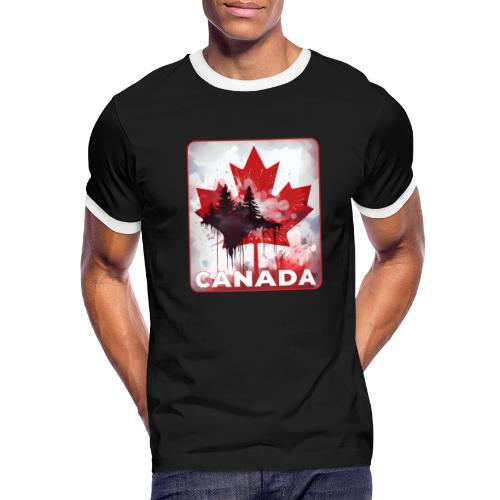 Canada's Maple Leaf Pride - Men's Ringer T-Shirt