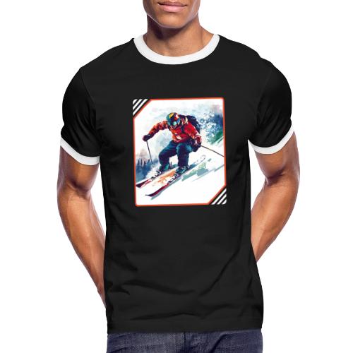 Skiing is Life - Men's Ringer T-Shirt