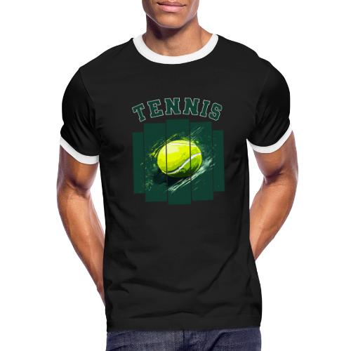 Tennis Motion - Men's Ringer T-Shirt