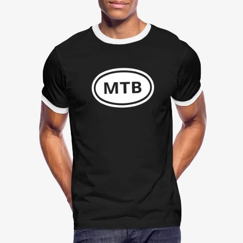MTB Oval Logo - Men's Ringer T-Shirt