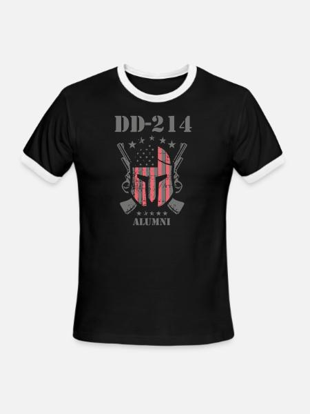 DD 24 - Men's Ringer T-Shirt - black/white