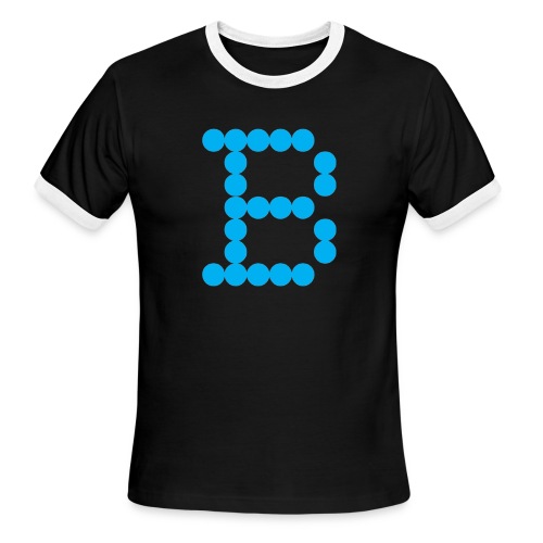 Blu Gameplay B - Men's Ringer T-Shirt