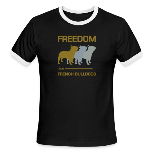 French Bulldogs - Men's Ringer T-Shirt