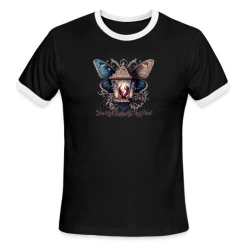 Guiding Light Eternal Flame Lantern Romance Gifts - Men's Ringer T-Shirt