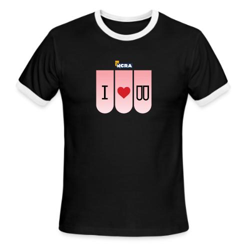I heart steno logo 2600x200dpi - Men's Ringer T-Shirt