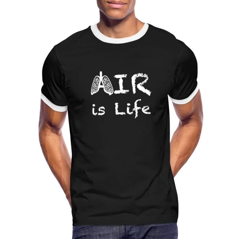 Air Is Life - Men's Ringer T-Shirt