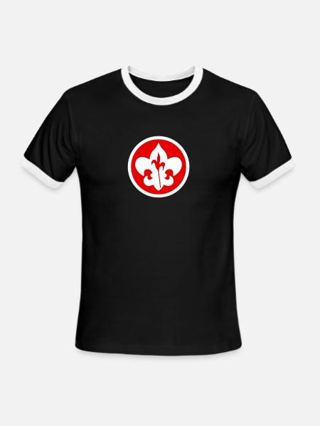 Thrace Scouts Union Federation - Men's Ringer T-Shirt - black/white