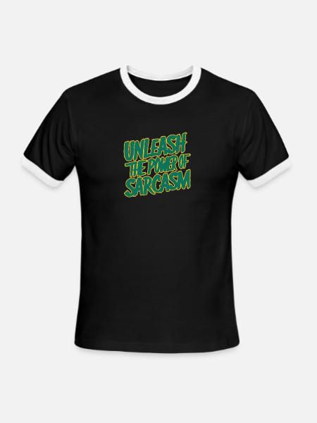 Motivation Quotes - Men's Ringer T-Shirt - black/white