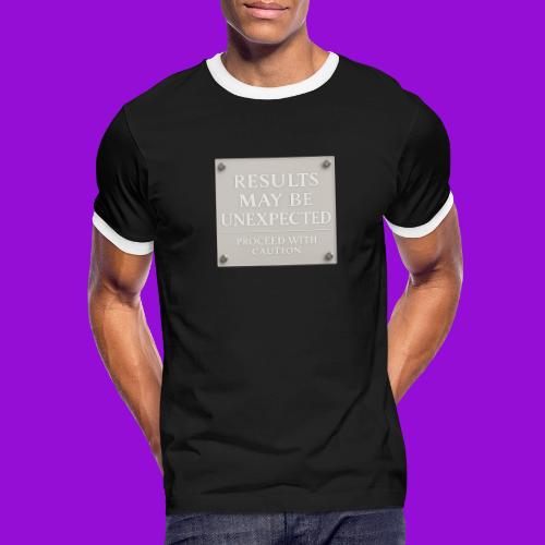 Results - White - Men's Ringer T-Shirt