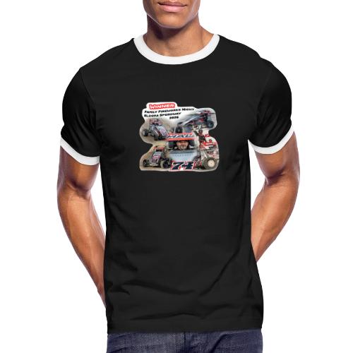 Luke Hall - Eldora Speedway FFN#1 Design 1 - Men's Ringer T-Shirt