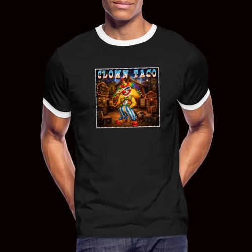 The Clown Taco Circus Humor Character - Men's Ringer T-Shirt