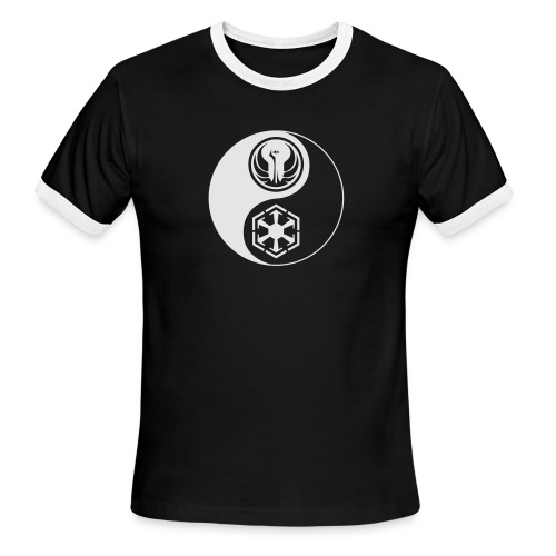 Star Wars SWTOR Yin Yang 1-Color Light - Men's Ringer T-Shirt