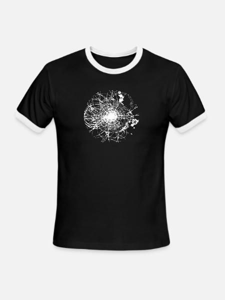 Higgs Boson Quantum Mechanics LHC Particle Physics - Men's Ringer T-Shirt - black/white