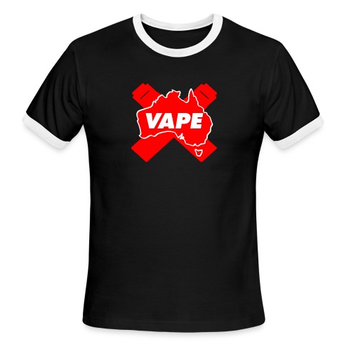 VAPE Red AU - Men's Ringer T-Shirt