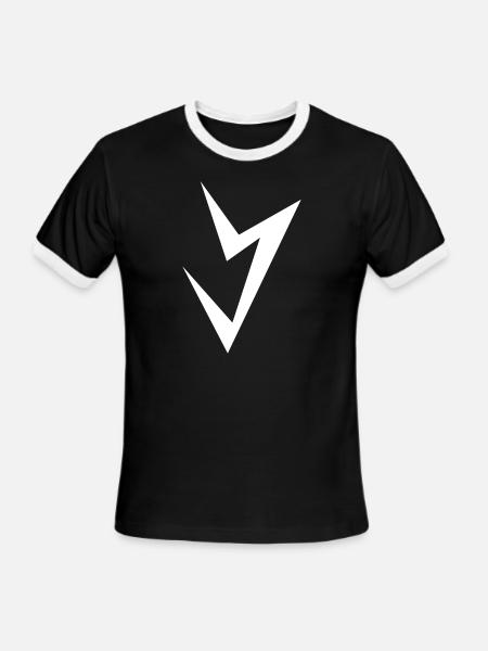 Vril Symbol - Maria Orsic - Men's Ringer T-Shirt - black/white