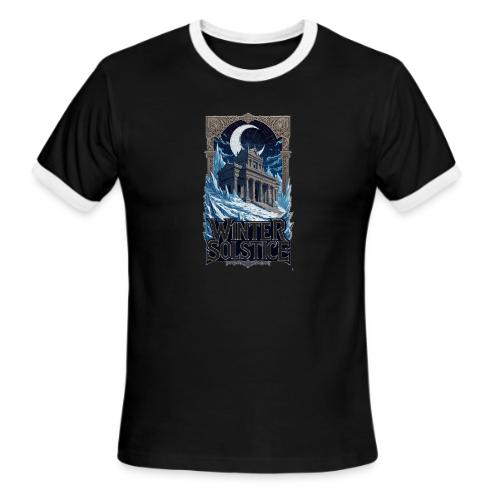 Winter Solstice Temple T-Shirt - Men's Ringer T-Shirt