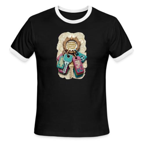 Minivan Commander T Shirt, Chauffeur of Chaos Mug - Men's Ringer T-Shirt
