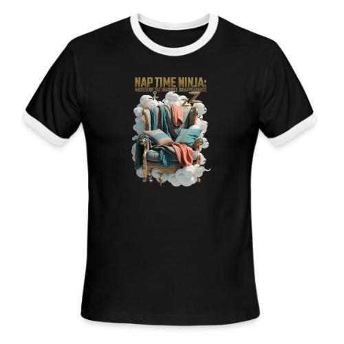 Nap Time Ninja T Shirt - Men's Ringer T-Shirt
