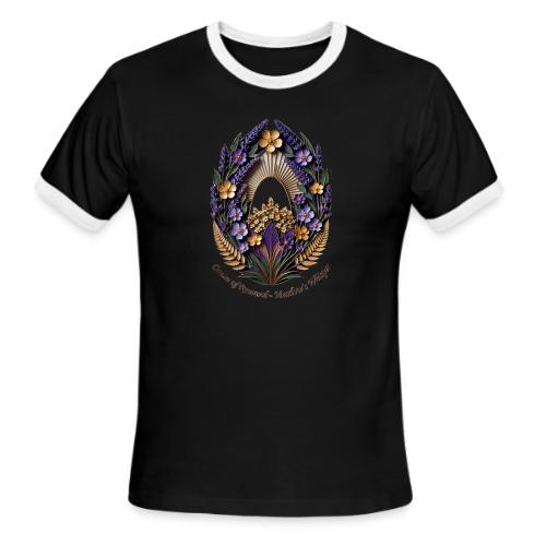Easter Meadow Crown Renewal T Shirt, Spring Gift - Men's Ringer T-Shirt