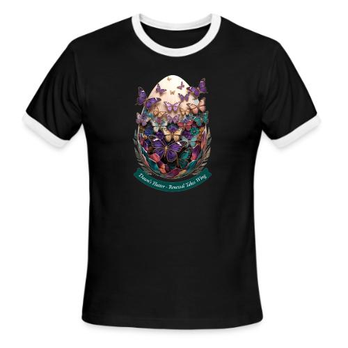 Easter Dawn's Flutter Butterfly T Shirt, Gift - Men's Ringer T-Shirt