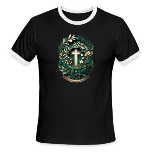 Easter Ever Green in Glory Laurel T Shirt, Gift - Men's Ringer T-Shirt
