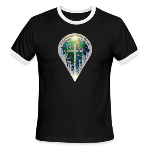 Easter Grace Cascades Vine T Shirt, Renewal Gift - Men's Ringer T-Shirt