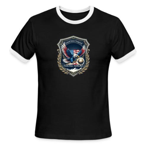 USA Eagle Vanguard T-Shirt,American Flag PrideGift - Men's Ringer T-Shirt