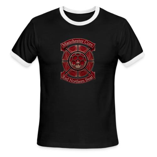 Manchester Is Red T Shirt, Soccer City Pride Gift - Men's Ringer T-Shirt