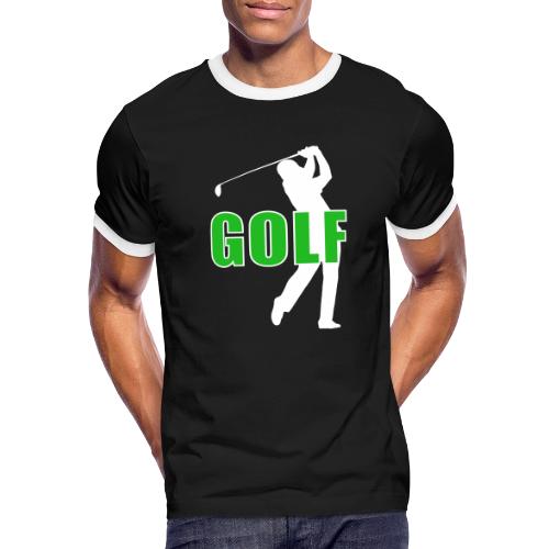 Golf: Classic Golf Motion - Men's Ringer T-Shirt
