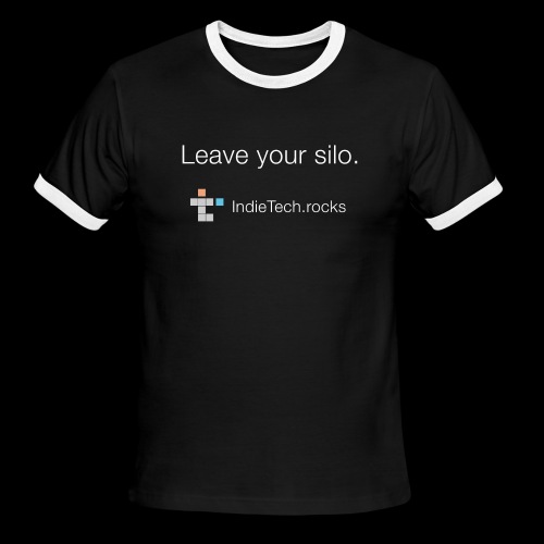 Leave Your Silo - Men's Ringer T-Shirt