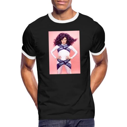 Jimmy Moore Pony Queen 1 - T-shirt à bandes contrastées pour hommes  