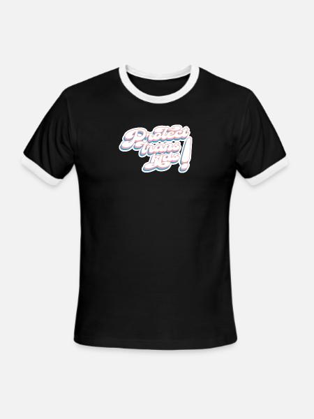 Protect Trans Kids! - Men's Ringer T-Shirt - black/white