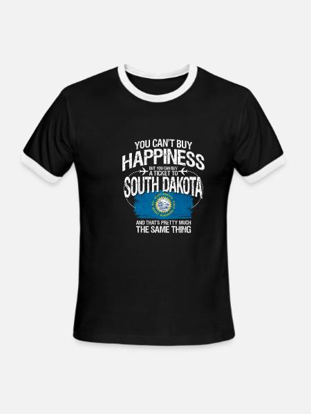 South Carolina - Men's Ringer T-Shirt - black/white