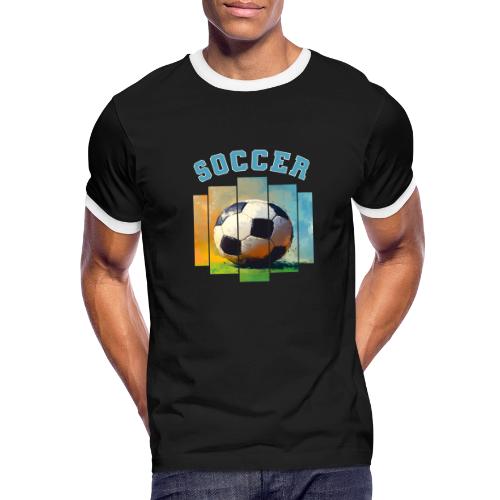 Soccer Ball Vibes - Men's Ringer T-Shirt