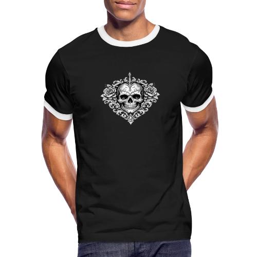 Gothic Filigree Skull - Men's Ringer T-Shirt