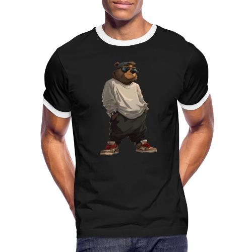 Urban Streetwear Bear Cool Apparel Design - Men's Ringer T-Shirt