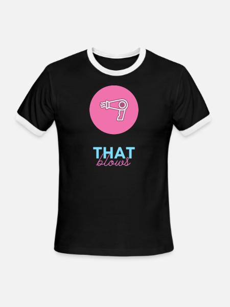 That Blows - Men's Ringer T-Shirt - black/white