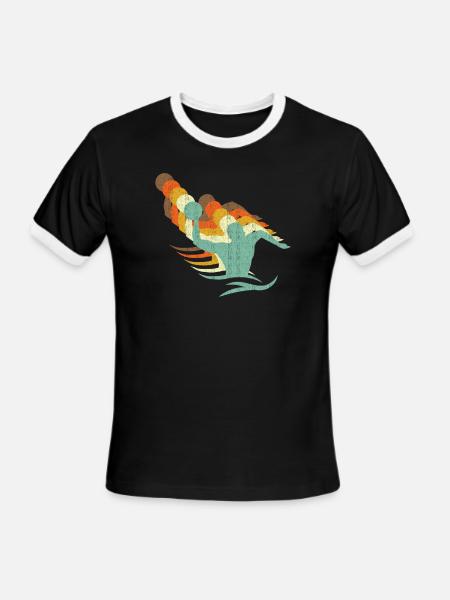 Water Polo Water Polo - Men's Ringer T-Shirt - black/white