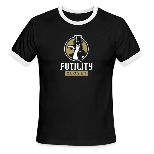 Futility Closet Logo - Reversed - Men's Ringer T-Shirt